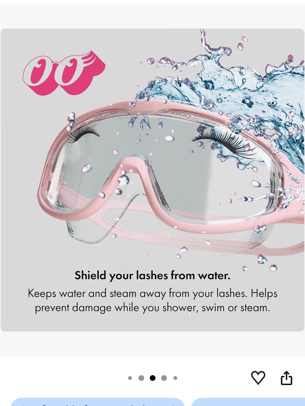Eyelash Goggles for Washing Your Face